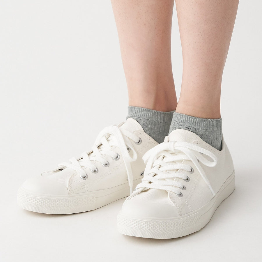 Right Angle Ribbed Sneaker Socks - Unisex