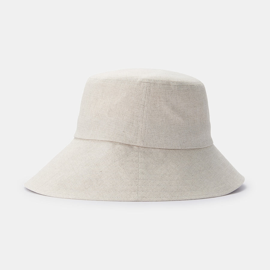 French Linen Cloche Hat