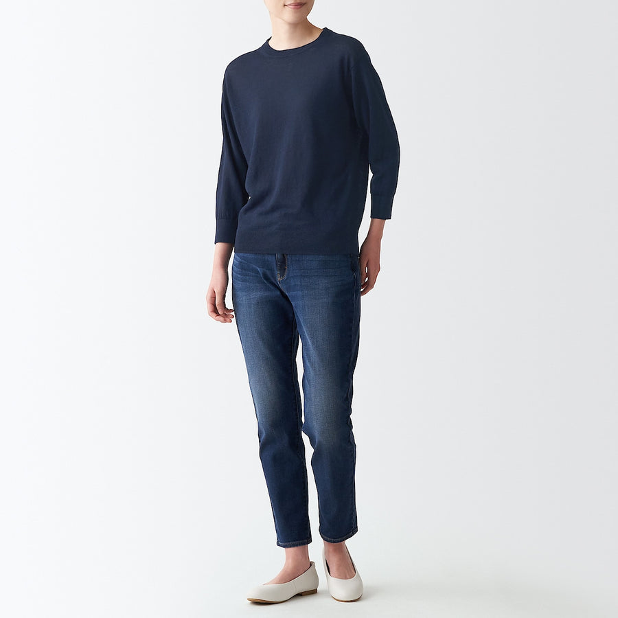 French Linen Crew Neck Sweater