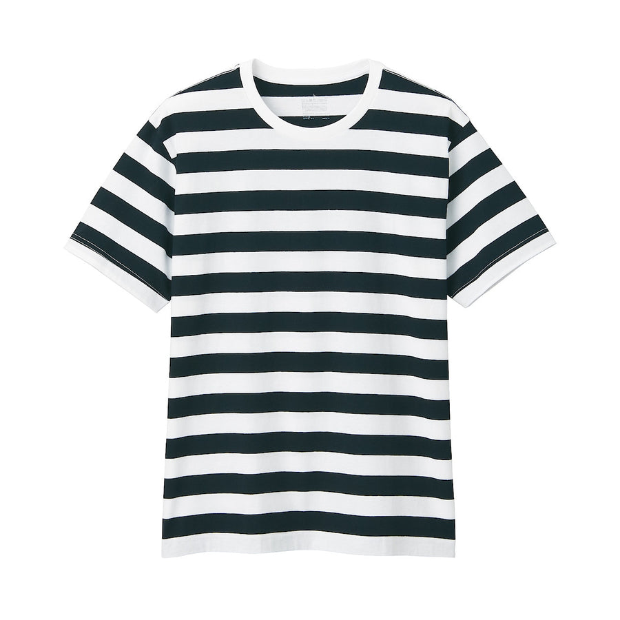 Washed Jersey Thick Stripe T-Shirt