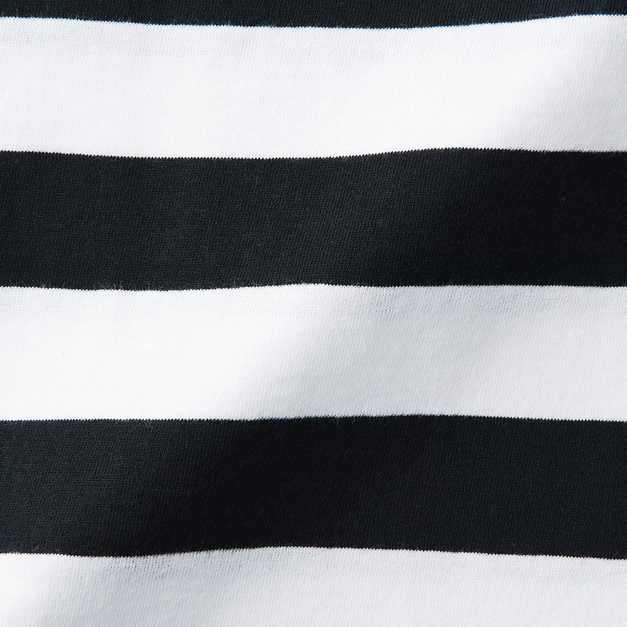 Washed Jersey Thick Stripe T-Shirt